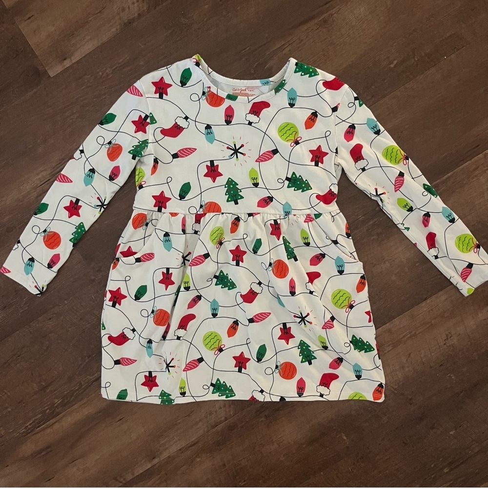 Cat & Jack Colorful Holiday Dress